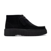 Clarks Vintage-inspirerad Torhill Moss sko Black, Dam