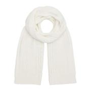 American Dreams Vit Bomullsscarf Tillverkad i Italien White, Dam