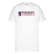 Tommy Jeans Modern Sport Logo T-shirt White, Herr