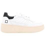 D.a.t.e. Vit Svart Sneakers - Step Calf White, Dam