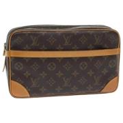 Louis Vuitton Vintage Pre-owned Canvas kuvertvskor Brown, Dam