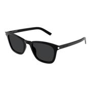 Saint Laurent Lim-001 Stilren Läder Axelväska Black, Unisex