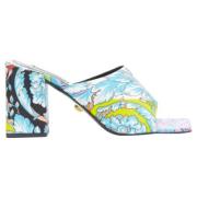 Versace Pre-owned Pre-owned Bomull klackskor Multicolor, Dam