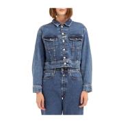 Replay Vintage Stone Wash Denimjacka Blue, Dam