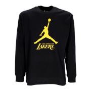 Jordan NBA Essentials Lakers Långärmad Tee Black, Herr