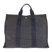 Hermès Vintage Pre-owned Canvas totevskor Gray, Dam