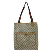 Gucci Vintage Pre-owned Canvas gucci-vskor Beige, Dam