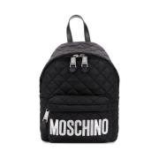 Moschino Stilren Ryggsäck för Dagligt Bruk Black, Dam