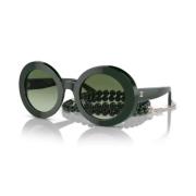 Chanel Sunglasses Green, Unisex