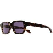 Cutler And Gross Havana Acetat Solglasögon Purple, Unisex