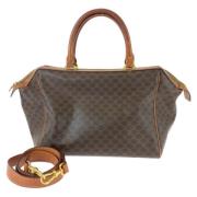 Celine Vintage Pre-owned Laeder handvskor Brown, Dam