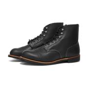 Red Wing Shoes Iron Ranger Boots Black, Herr