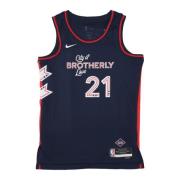 Nike City Edition 2023/24 Baskettröja Joel Embiid Blue, Herr