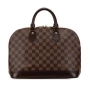 Louis Vuitton Vintage Pre-owned Canvas handvskor Brown, Dam