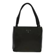 Prada Vintage Pre-owned Tyg prada-vskor Black, Dam