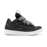 Lanvin Svarta Sneakers Snygga Skor Black, Herr