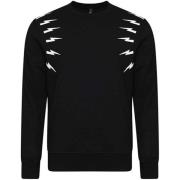 Neil Barrett Svart Sweatshirt Pbjs333A G517S 524 Black, Herr