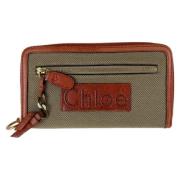 Chloé Pre-owned Pre-owned Canvas plnbcker Orange, Dam