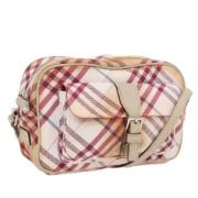 Burberry Vintage Pre-owned Canvas axelremsvskor Multicolor, Dam