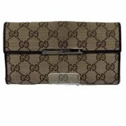 Gucci Vintage Pre-owned Canvas plnbcker Beige, Dam