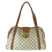 Louis Vuitton Vintage Pre-owned Canvas louis-vuitton-vskor White, Dam