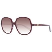 Max Mara Burgundy Kvinnor Solglasögon Gradient Linser Brown, Dam