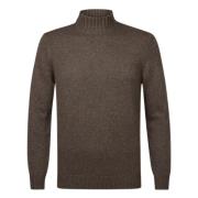 Profuomo Mörkbrun Pullover Tröja Brown, Herr