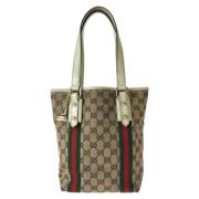 Gucci Vintage Pre-owned Canvas gucci-vskor Brown, Dam