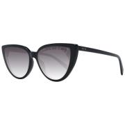 Emilio Pucci Svarta Cat Eye Solglasögon Gradient Linser Black, Dam