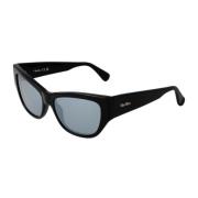 Max Mara Kvinnors Cat Eye Spegelglasögon Black, Dam