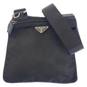 Prada Vintage Pre-owned Canvas prada-vskor Black, Dam