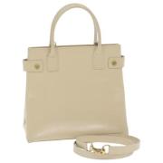 Gucci Vintage Pre-owned Laeder handvskor Beige, Dam