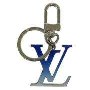 Louis Vuitton Vintage Pre-owned Metall nyckelhllare Blue, Dam