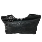 Chanel Vintage Pre-owned Tyg chanel-vskor Black, Dam