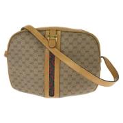 Gucci Vintage Pre-owned Canvas gucci-vskor Beige, Dam