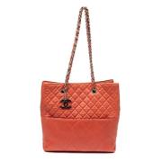 Chanel Vintage Pre-owned Laeder chanel-vskor Orange, Dam