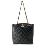 Chanel Vintage Pre-owned Laeder chanel-vskor Black, Dam