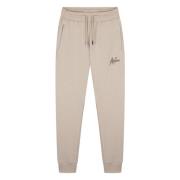 Malelions Beige Joggingbyxor Mm1-Aw24-11 Beige, Herr