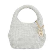 Twinset Silver Mini Hobo Väska Gray, Dam