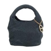 Twinset Blå Mini Hobo Väska Blue, Dam