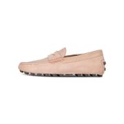 Tod's Velour Slip-On Mockasiner Italien Tillverkad Brown, Herr