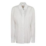 Brunello Cucinelli Stilren damskjorta C043 White, Dam