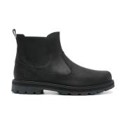 Timberland Svarta Läder Chelsea Boots Black, Herr