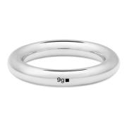 Le Gramme Elegant Guld Bandring Gray, Unisex