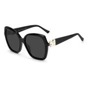 Jimmy Choo Svarta Acetat Solglasögon Kategori 3 Black, Dam