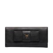 Prada Vintage Pre-owned Laeder plnbcker Black, Dam