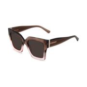 Jimmy Choo Brun Acetat Solglasögon Kategori 3 Brown, Dam