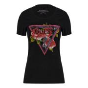 Guess Dam Logotyp T-shirt Black, Dam