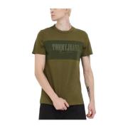 Tommy Hilfiger Casual Modern T-shirt med Färgblockdesign Green, Herr