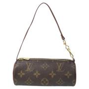 Louis Vuitton Vintage Pre-owned Canvas handvskor Brown, Dam